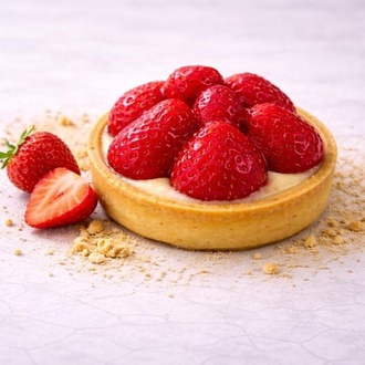 Minik Tart Çilekli görseli