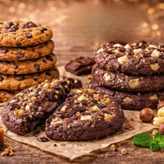 Çikolata Parçalı Cookie Kakaolu görseli