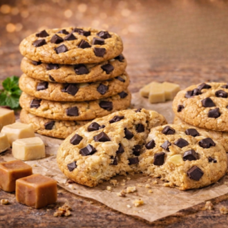 Çikolata Parçalı Cookie Beyaz görseli