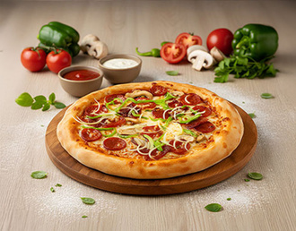 Trio Pizza (Orta Boy) görseli