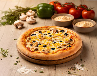 Veggie Pizza (Orta Boy) görseli