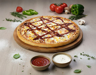 Barbekü Soslu Mix Pizza (Orta Boy) görseli