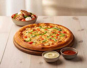Portivo Chicken Pizza (Orta Boy) görseli