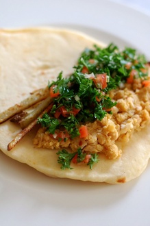 Nohut Dürüm + Coca Cola + Baklava görseli