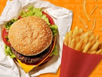 Super Burger Ve Fırında Patates görseli