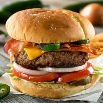 Hamburger +Patates + İçecek görseli