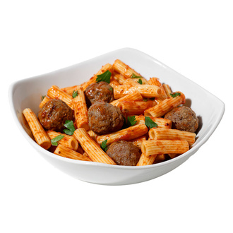 Köfte Ve Arrabbiata Soslu Rigatoni görseli