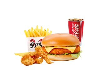 Royal Burger + Coca Cola Menü görseli