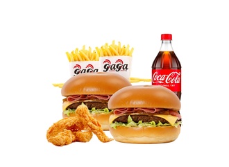 2' Lı Kırmızı + Coca Cola Menü görseli