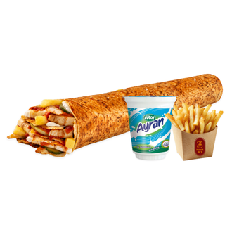 Özel Hatay Soslu Tavuk Xx Large Dürüm Menü görseli