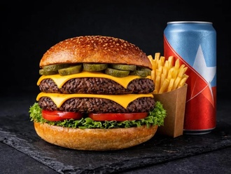 Duble Cheese Burger Menü görseli