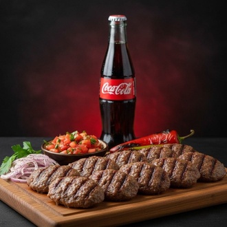 Porsiyon Izgara Köfte + Coca Cola 200 Ml görseli