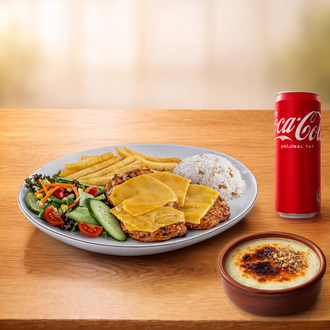 Cheddarlı Tavuk Menüsü görseli