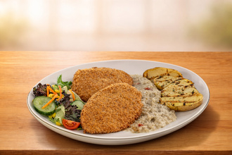 Beğendili Tavuk Şinitzel görseli