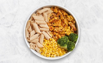 Köri Soslu Fit Izgara Tavuk Göğüs & Tam Buğdaylı Makarna (702 Kcal.) görseli