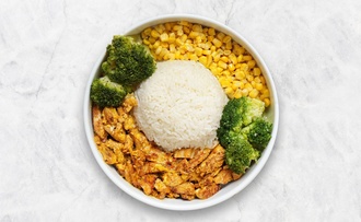 Köri Soslu Fit Izgara Tavuk Gögüs & Basmati (694 Kcal.) görseli