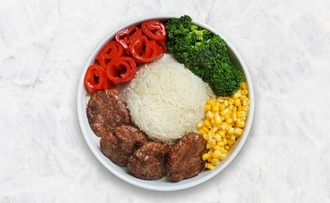 Közlenmiş Biberli Fit Izgara Dana Köfte & Basmati (632 Kcal.) görseli
