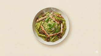 Pesto Soslu Penne görseli