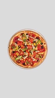 Karışık Pizza (Orta) görseli