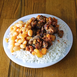 Ciğerli & Fasulyeli Pilav görseli