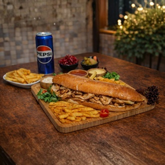 Ekmek Arası Tavuk Döner Dürüm Menü görseli