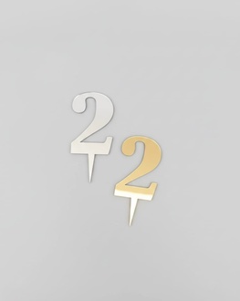 Pleksi Rakam (2)-Aynalı görseli