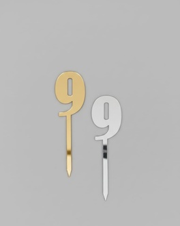 Pleksi Rakam (9)-Aynalı görseli