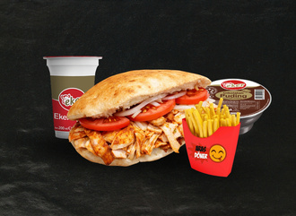 Muhteşem Ekmek Arası Tavuk 4 Lü Menü 1 görseli