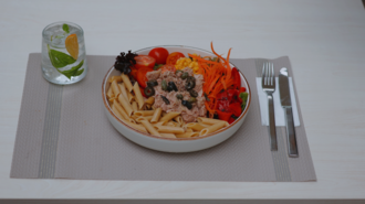 Tam Buğday Makarnalı Ton Balıklı Bowl görseli
