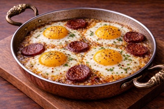 Sucuklu Yumurta + Söğüş Tabağı görseli