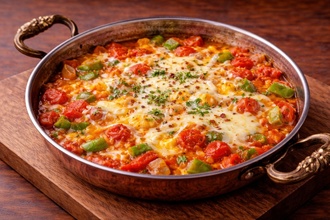 Menemen + Söğüş Tabağı görseli