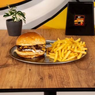 Mushroom Smash Burger görseli