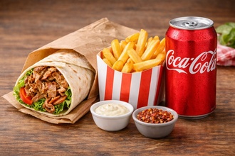 Mocca 3 Kişilik Tavuk Döner Dürüm Menü (3X100 G) görseli