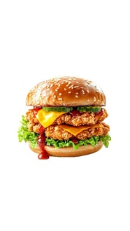 Double Tavuk Burger görseli