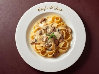 Kremalı Mantarlı Fettucini görseli