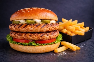 Double Chicken Burger görseli