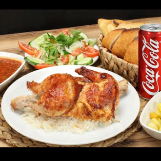 Çakraz Kızarmış Yarım Piliç + Coca-cola (33 Cl.) görseli