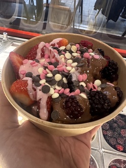 Pink Berries Kova Waffle görseli