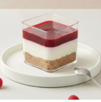 Frambuazlı Cheesecake Cup görseli