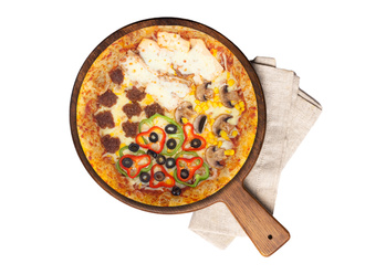 Dört Mevsim Pizza (Büyük) görseli