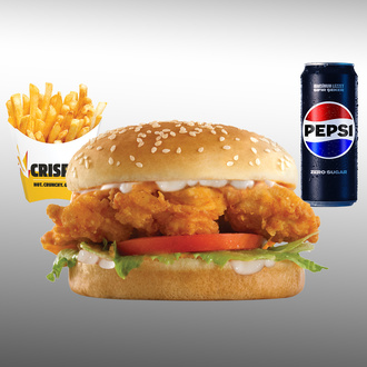 Big Chicken Tender Burger Menü görseli