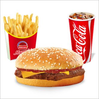 Cheeseburger Menü görseli