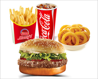 Köfte Burger & Çıtır Soğan Menü görseli