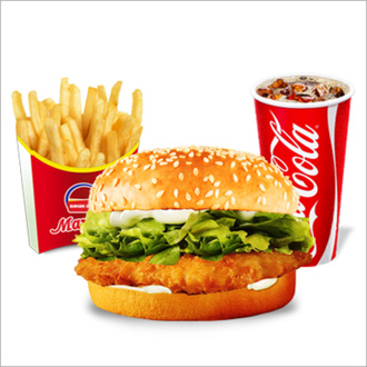 Tavuk Cheeseburger Menü görseli