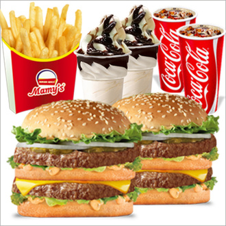 İkili Big Mamy + Big Sundae Çikolata Menü görseli