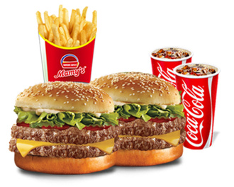 2'Li Double Köfte Burger Menü görseli