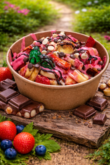 Meyve Şöleni Kova Waffle görseli