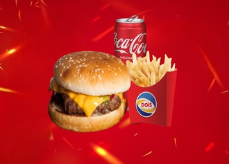 Cheese Burger Klasik Menü görseli