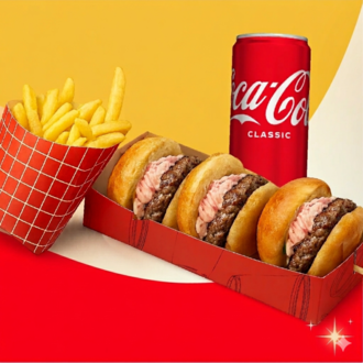 Mini 3'Lü Zinger Köfte Burger Menü görseli