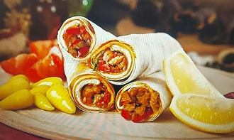 Çift Lavaş Tavuk Tantuni Dürüm görseli